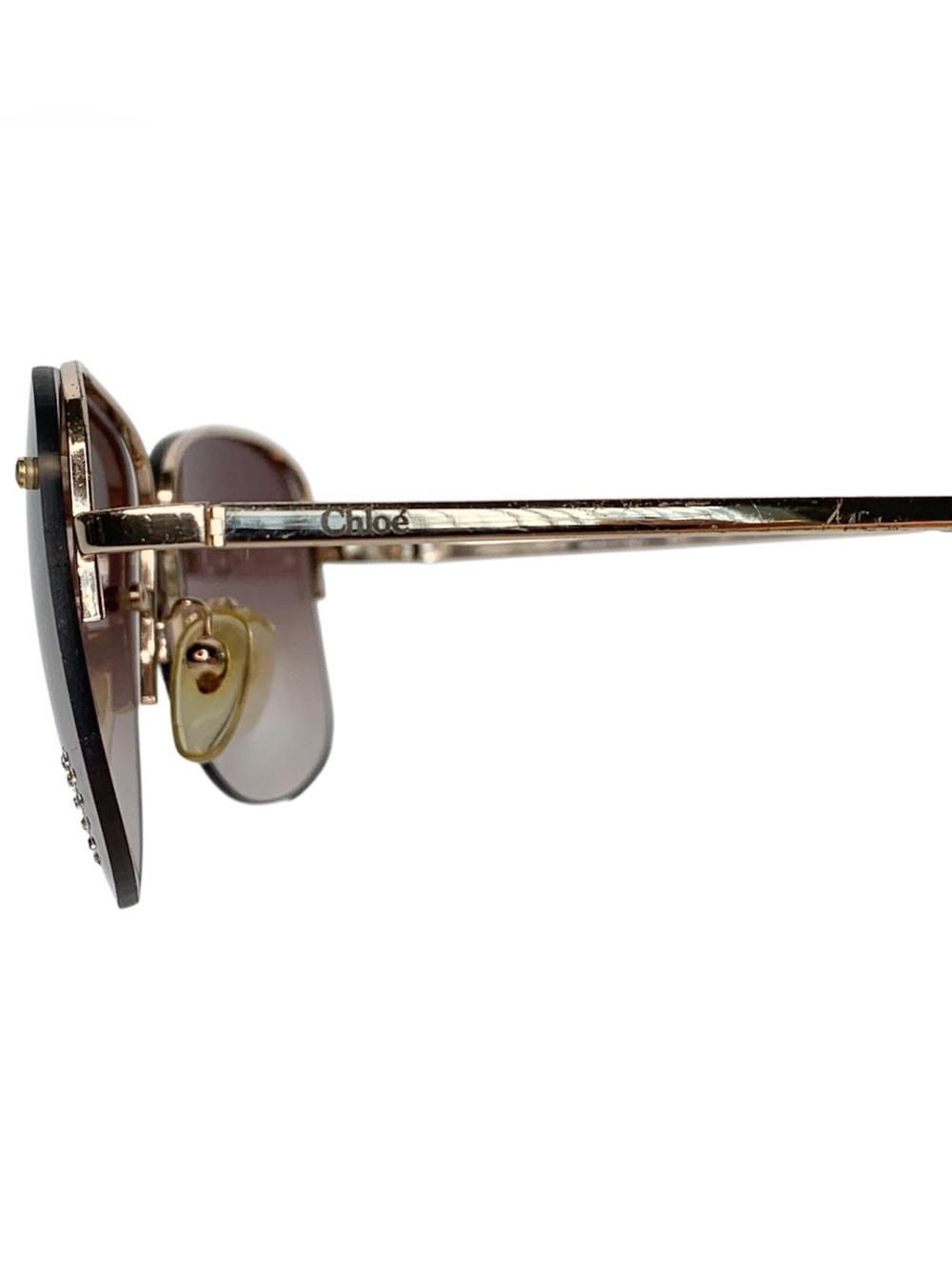 Chloé Rhinestone Heart Sunglasses - Picture 4 of 13